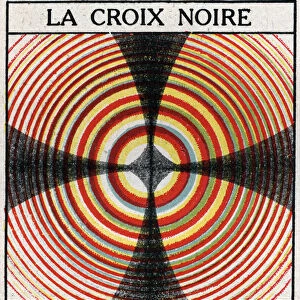 Double refraction: the black cross. Anonymous illustration of 1925. Private collection