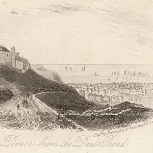 Dover from the Deal Road (engraving)