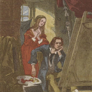 The dowry picture (chromolitho)