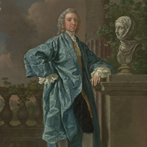 Dr Charles Chauncey, M. D. (1706-77) 1747 (oil on canvas)