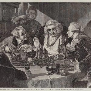 Dr Johnsons First Interview with John Wilkes (engraving)