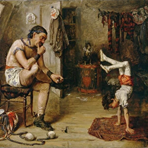 A Dress Rehearsal, 1868 (oil on panel)