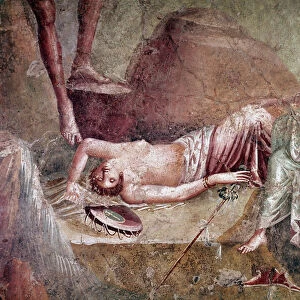 Drunk sleeping maenad (fresco, 1st century AD)