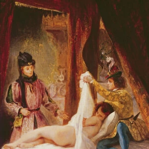 The Duc d Orleans Showing his Mistress to the Duc de Bourgogne (oil)