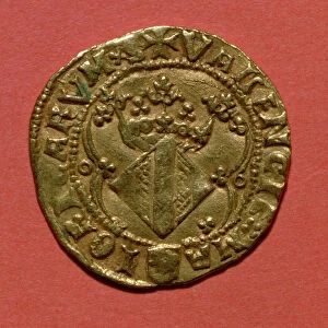 Ducat from the reign of Ferdinand I (1373-1416) minted in Valencia (verso)
