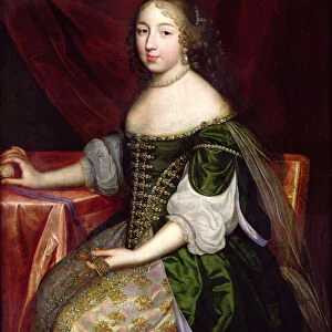The Duchess of Savoy (probably Christine of France) (oil on panel)