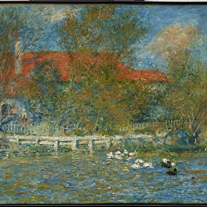 The Duck Pond, 1873 (oil on canvas)