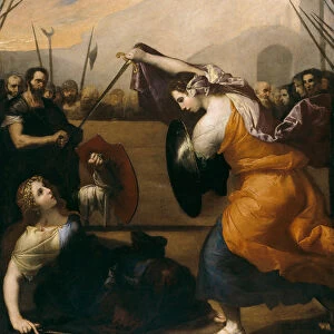 "Duel de femmes"(Duel of women) Peinture de Jose de Ribera