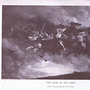 The Dusk of the Gods, 1920s (litho)