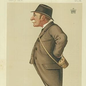 The Earl of Suffolk and Berkshire, Dover, 31 December 1887, Vanity Fair cartoon (colour litho)