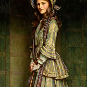 An Early Victorian, (oil on canvas)
