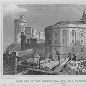 East End of the Bridewell, and Jail Governors House, Edinburgh (engraving)