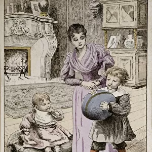 Easter Eggs, c. 1890 (colour engraving)
