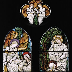 Easter Morning, Mary Magdalen, 1876 (stained glass)