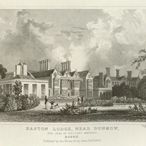Easton Lodge, near Great Dunmow, the Seat of Viscount Maynard, Essex (engraving)