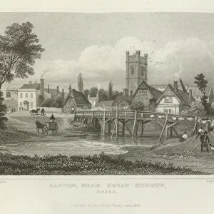Easton, near Great Dunmow, Essex (engraving)
