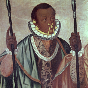 Ecuadorian from Quito, detail from Warriors of the Esmeraldas, 1599 (oil on canvas)