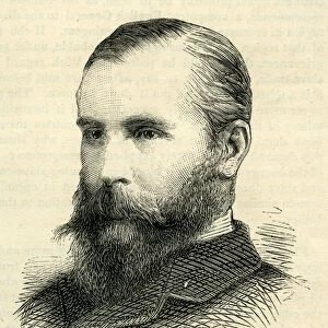 Edmond O Donovan (1844-83) (engraving)