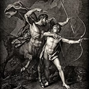 The Education of Achilles by Chiron, c. 1798 (engraving)