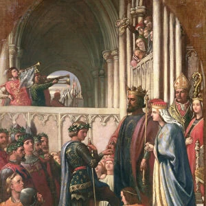 Edward III Conferring the Order of the Garter of Edward the Black Prince