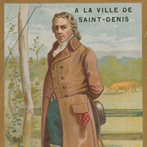 Edward Jenner, English doctor and discoverer of a vaccine for smallpox. (chromolitho)