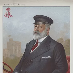 Edward VII, King of Great Britain (colour litho)
