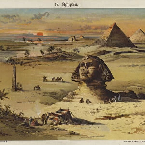 Egypt (colour litho)