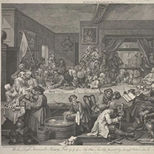 An Election Entertainment, 1755 (engraving)