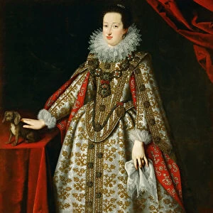 Eleoonore de Gonzague (ou de Mantoue) - Portrait of Eleonora Gonzaga (1598-1655)