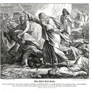 Elijah slays the prophets of Baal, 1 Kings