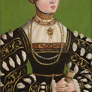 Elizabeth of Austria (1526-1545), c. 1551 (oil on copper)