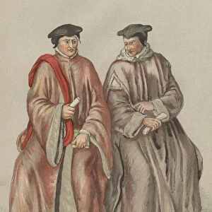 Elizabethan judges in their robes
