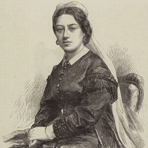 Emma, Queen Dowager of the Sandwich Islands (engraving)