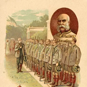 Emperor Franz Joseph I of Austria-Hungary (chromolitho)