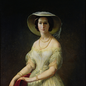 Empress Eugenie (1826-1920) c. 1853 (oil on canvas)