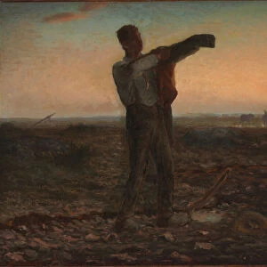 The End of the Day, Effect of Evening (oil on canvas)