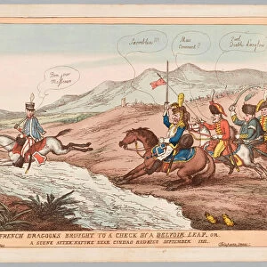 English Manners and French Prudence or French Dragoons brought to a check by Belvoir