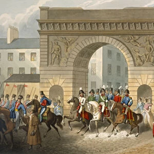Entrance of the Allies into Paris, engraved by Matthew Dubourg (fl