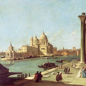 Entrance to the Grand Canal, Venice, with the Piazzetta