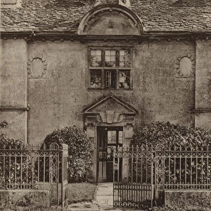 The Entrance, Medford House, Mickleton, Glos (b / w photo)
