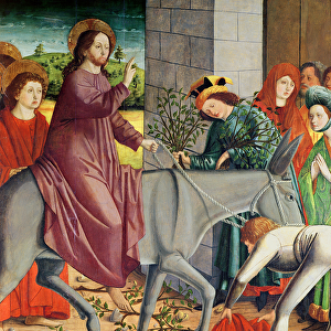 The Entry of Christ into Jerusalem, from the Altarpiece of St
