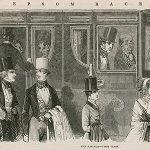 Epson Races 1847: The Railway - First Class (engraving)