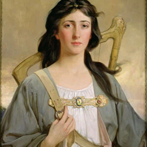 Erin, The Spirit of Ireland, 1898 (oil on canvas)