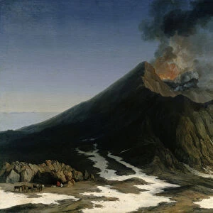 The Eruption of Etna (oil on canvas)