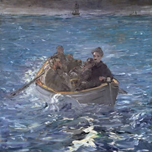 The Escape of Henri de Rochefort (1831-1915) 1874 (oil on canvas)