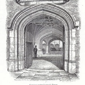 Eton College: Gateway under Luptons Tower (engraving)
