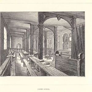 Eton College: Lower School (engraving)