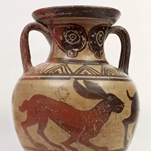 Etruscan Black-figure amphora, c. 500 BC (ceramic)