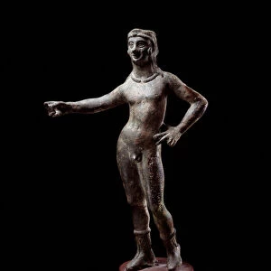 The etruscan god of conception Culsans (bronze sculpture, 3rd century BC)
