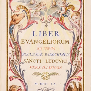 Evangelistary, 1760 (painted and gilded vellum)
